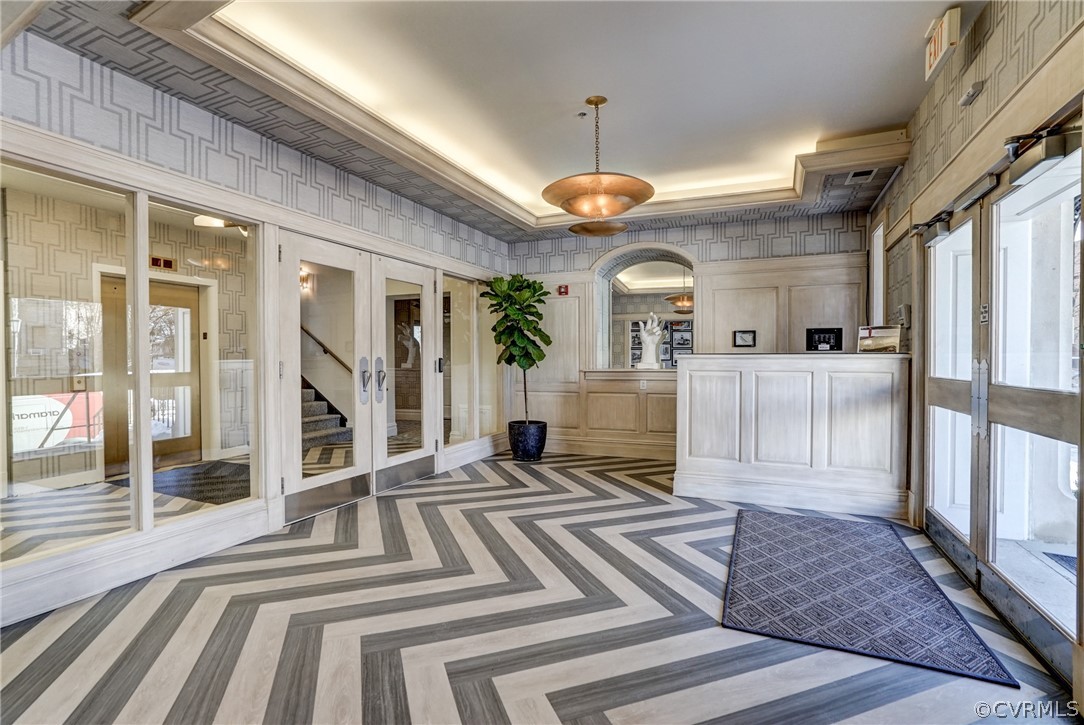 413 Stuart Circle, Unit 5B Richmond, VA 23220 - Photo 4 of 34 Secure entrance lobby has been totally updated.