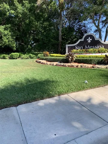 a view of garden with trees