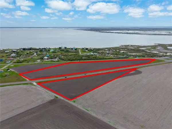 a view of swimming pool with an ocean view