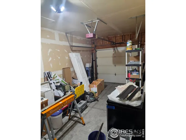 a room with storage and utility