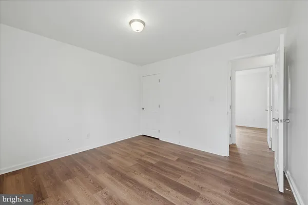 wooden floor in a room