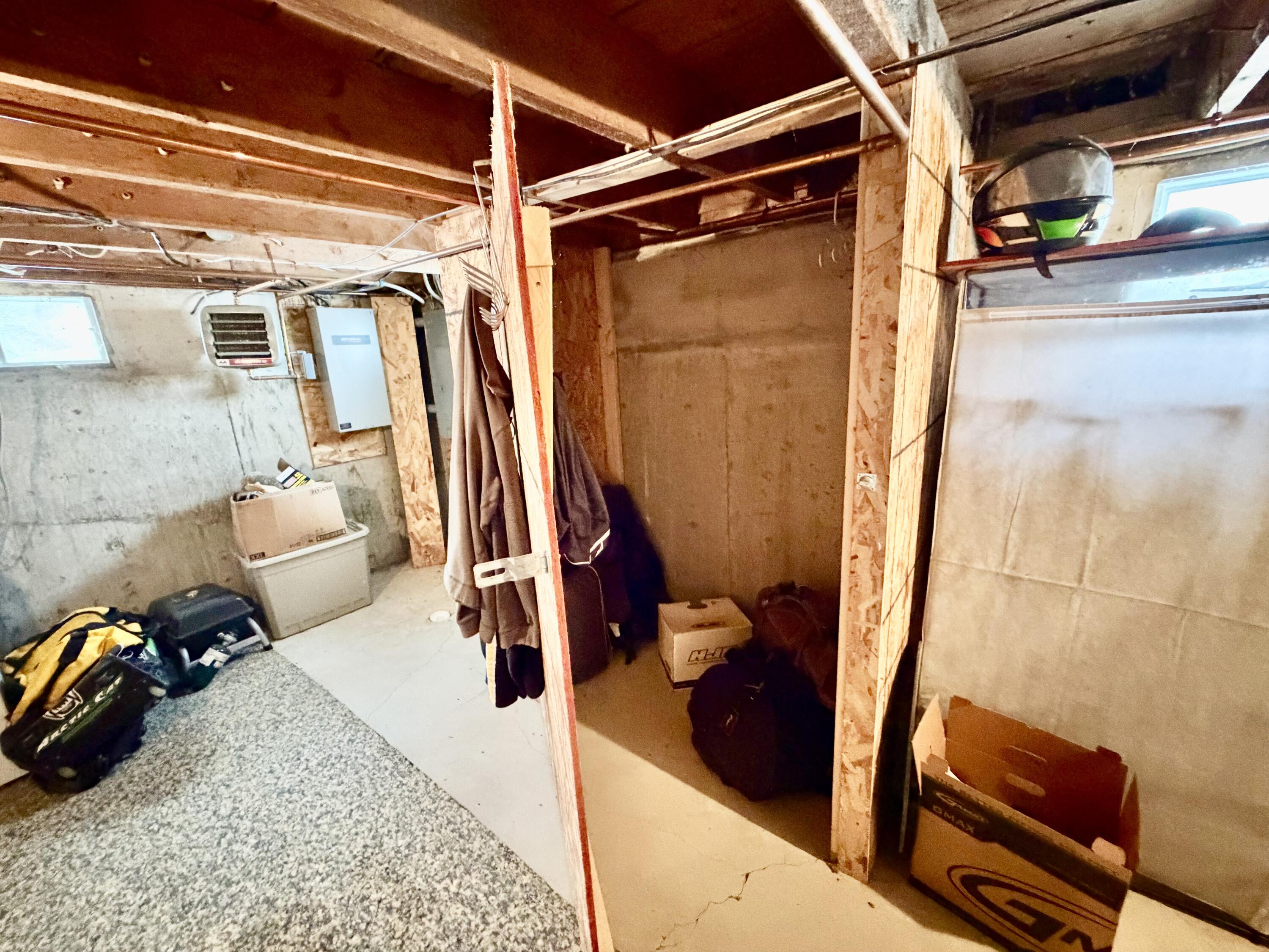 2067 Lakeview Road Milo, ME 04463 - Photo 75 of 85 Extra Storage Closet in Basement