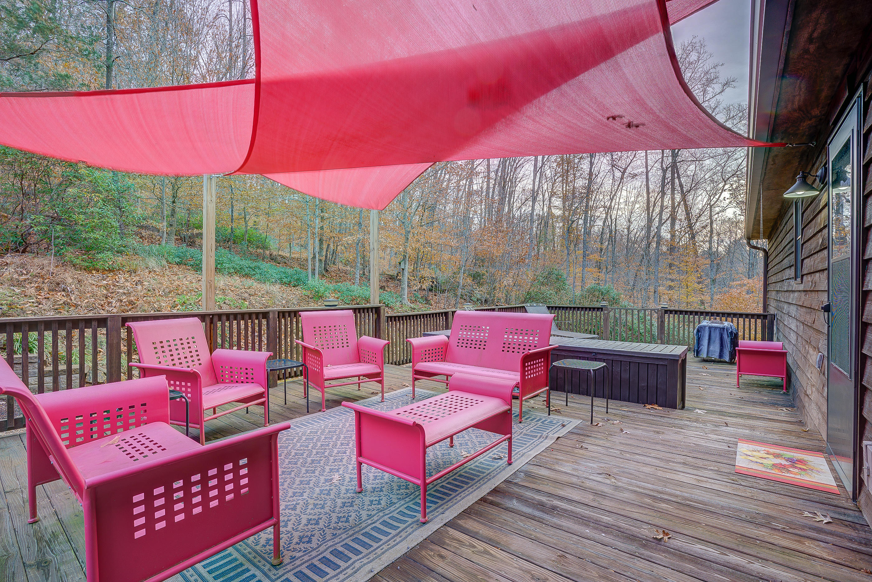 1037 Buck Mountain Road Goodview, VA 24095 - Photo 27 of 31 an outdoor sitting area with furniture and outdoor view
