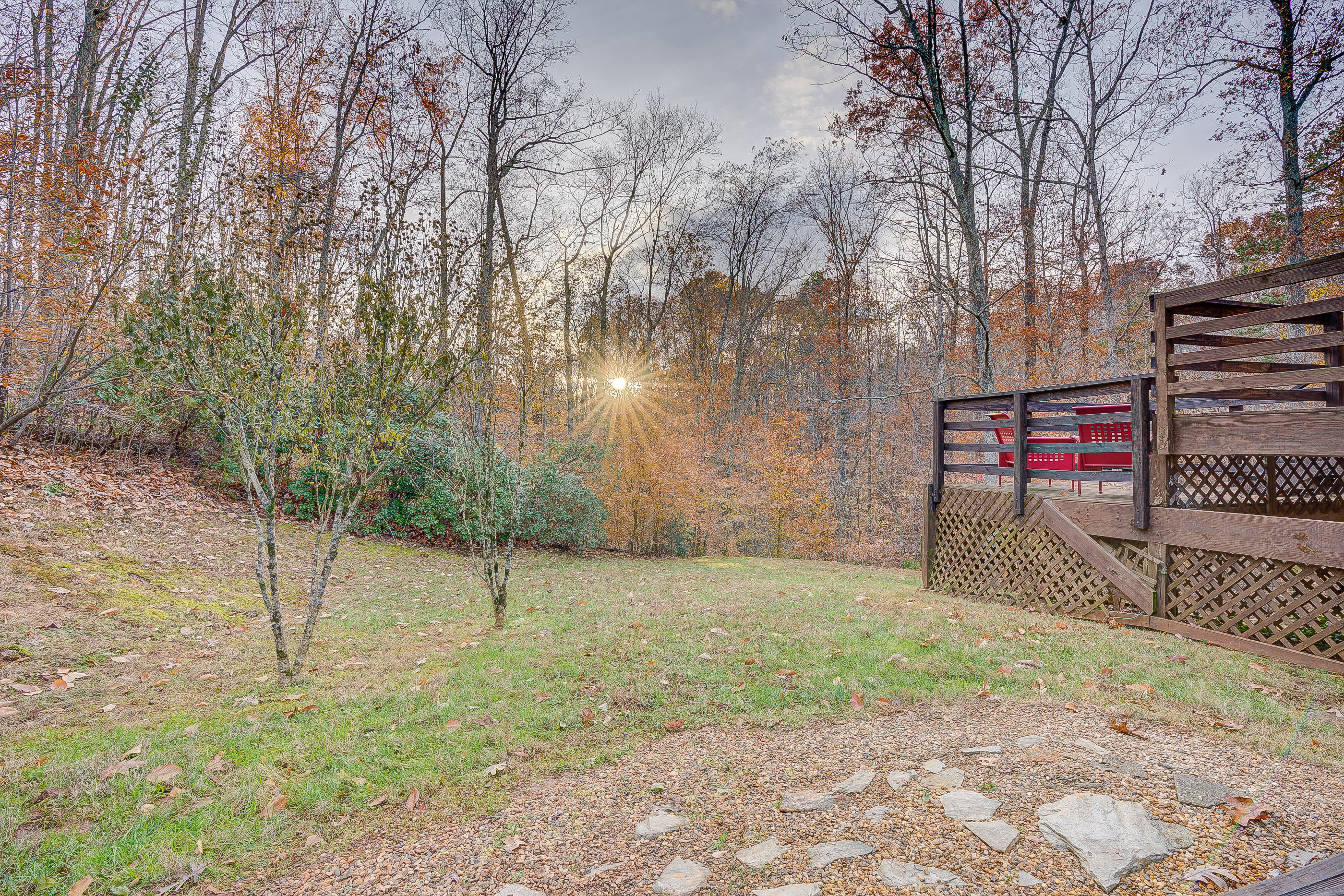 1037 Buck Mountain Road Goodview, VA 24095 - Photo 29 of 31 a backyard of a house with lots of green space