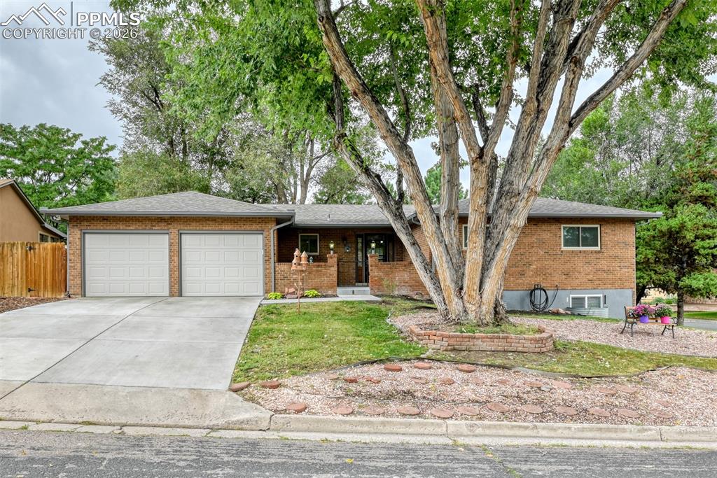 4506 Ridgecrest Drive Colorado Springs, CO 80918 - Photo 2 of 49 front view of a house with a yard