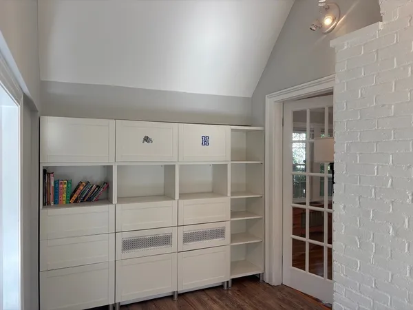 a view of a closet