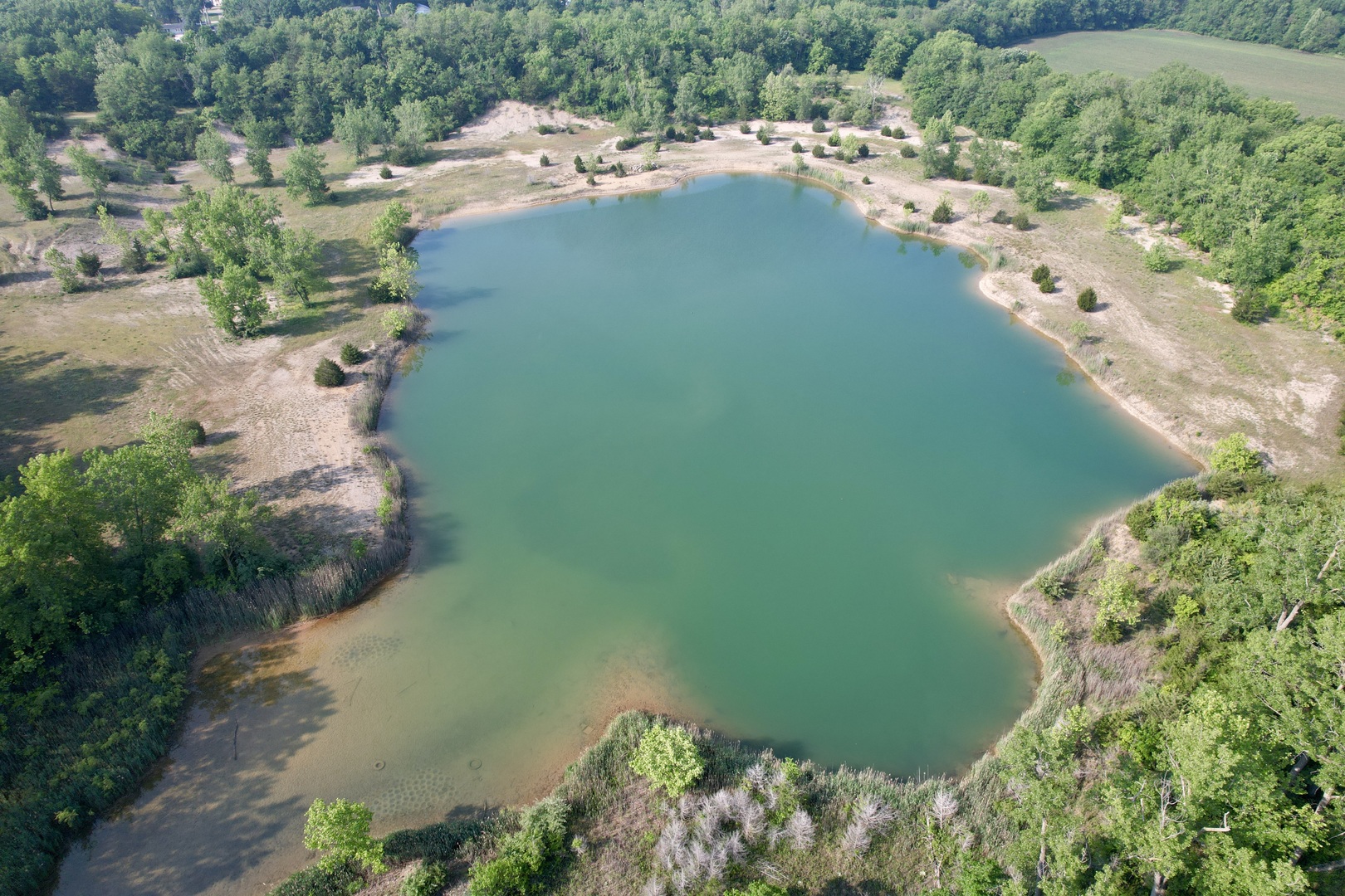 4141 East 2603rd Road Sheridan, IL 60551 - Photo 19 of 48 a view of a lake with a yard