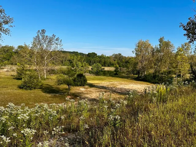a view of lake and mountain