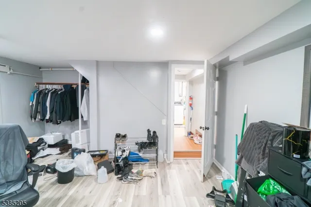 a view of a walk in closet