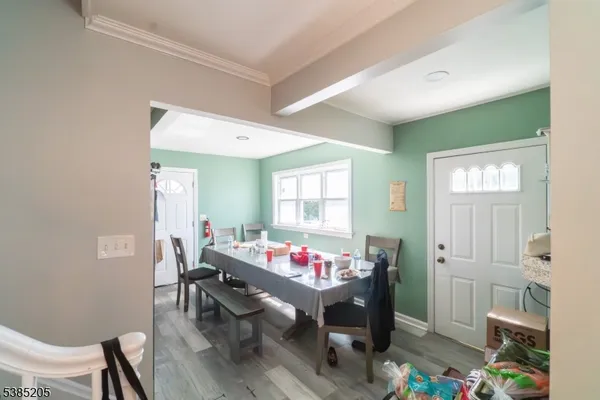 a room with furniture and window