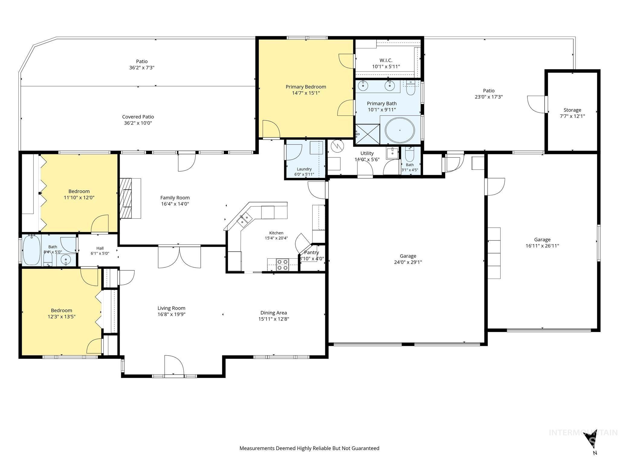 15181 Drury Way Caldwell, ID 83607 - Photo 49 of 49 Floor plan
