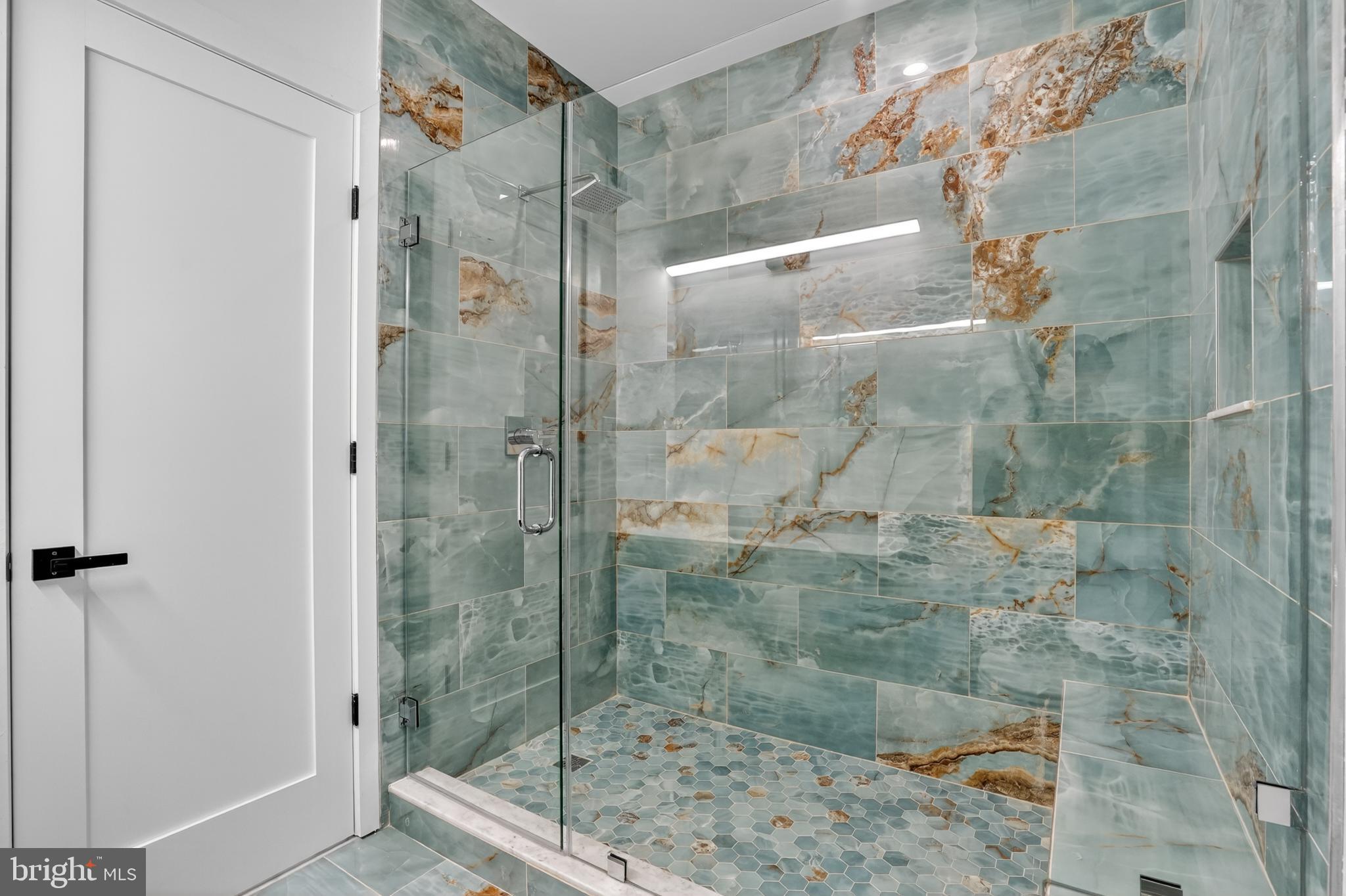 7319 Georgia Avenue Northwest Washington, DC 20012 - Photo 30 of 39 Serene spa-like shower with elegant tiles.