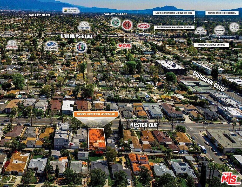5663 Kester Avenue Van Nuys, CA 91411 - Photo 2 of 15 an aerial view of multiple house
