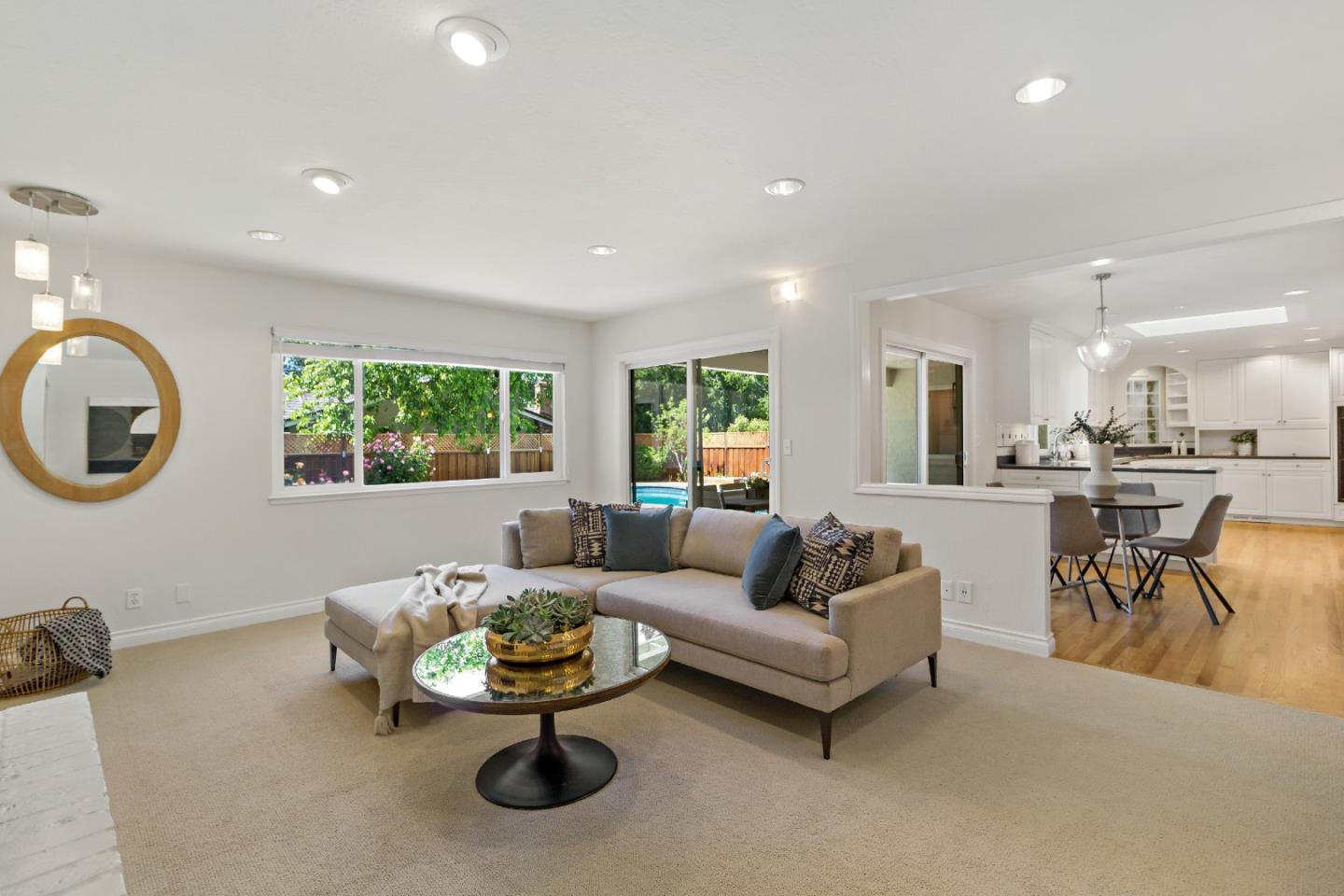 869 Terrace Drive Los Altos, CA 94024 - Photo 18 of 86 a living room with furniture and a large window