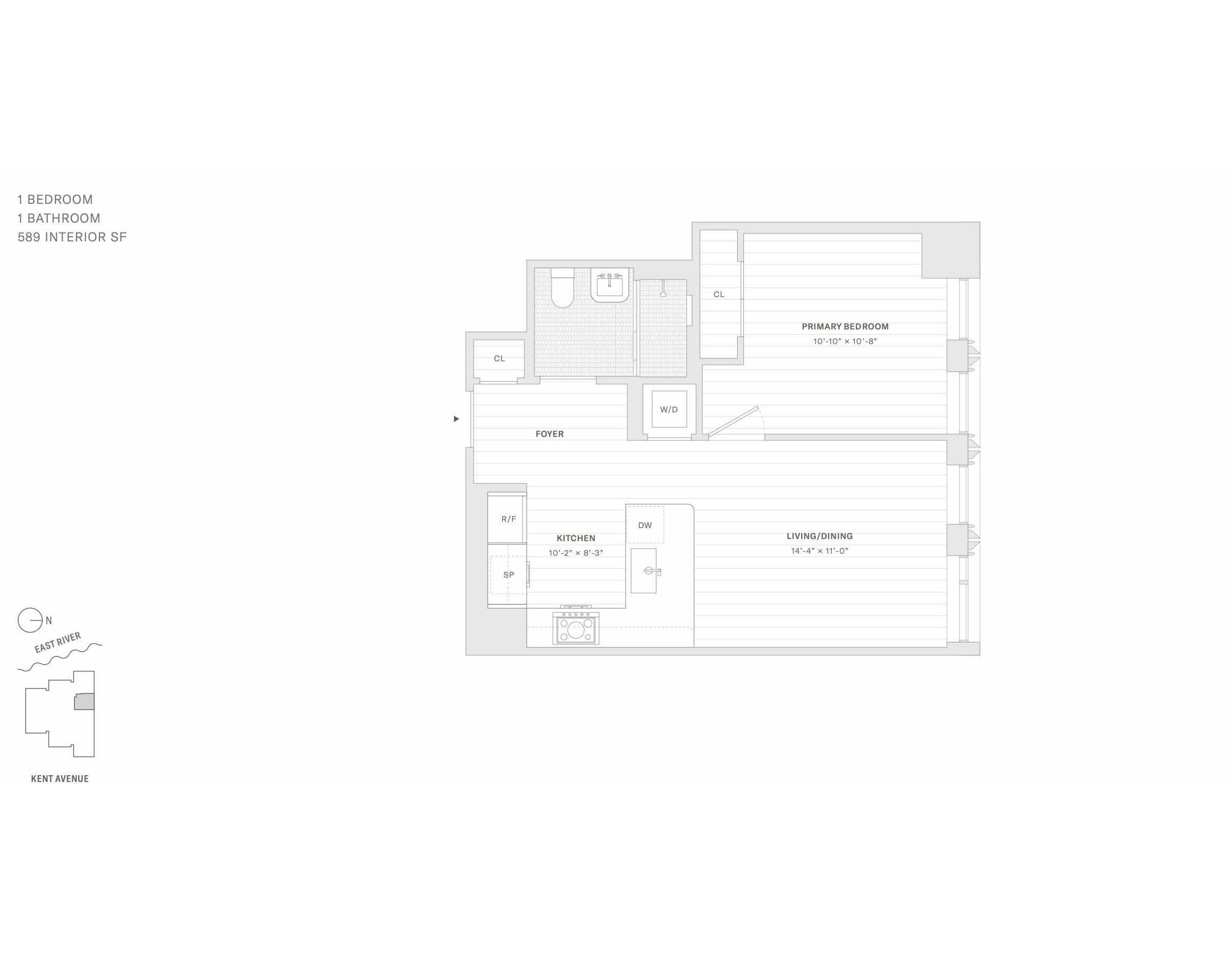 480 Kent Avenue, Unit 16D Brooklyn, NY 11249 - Photo 10 of 10