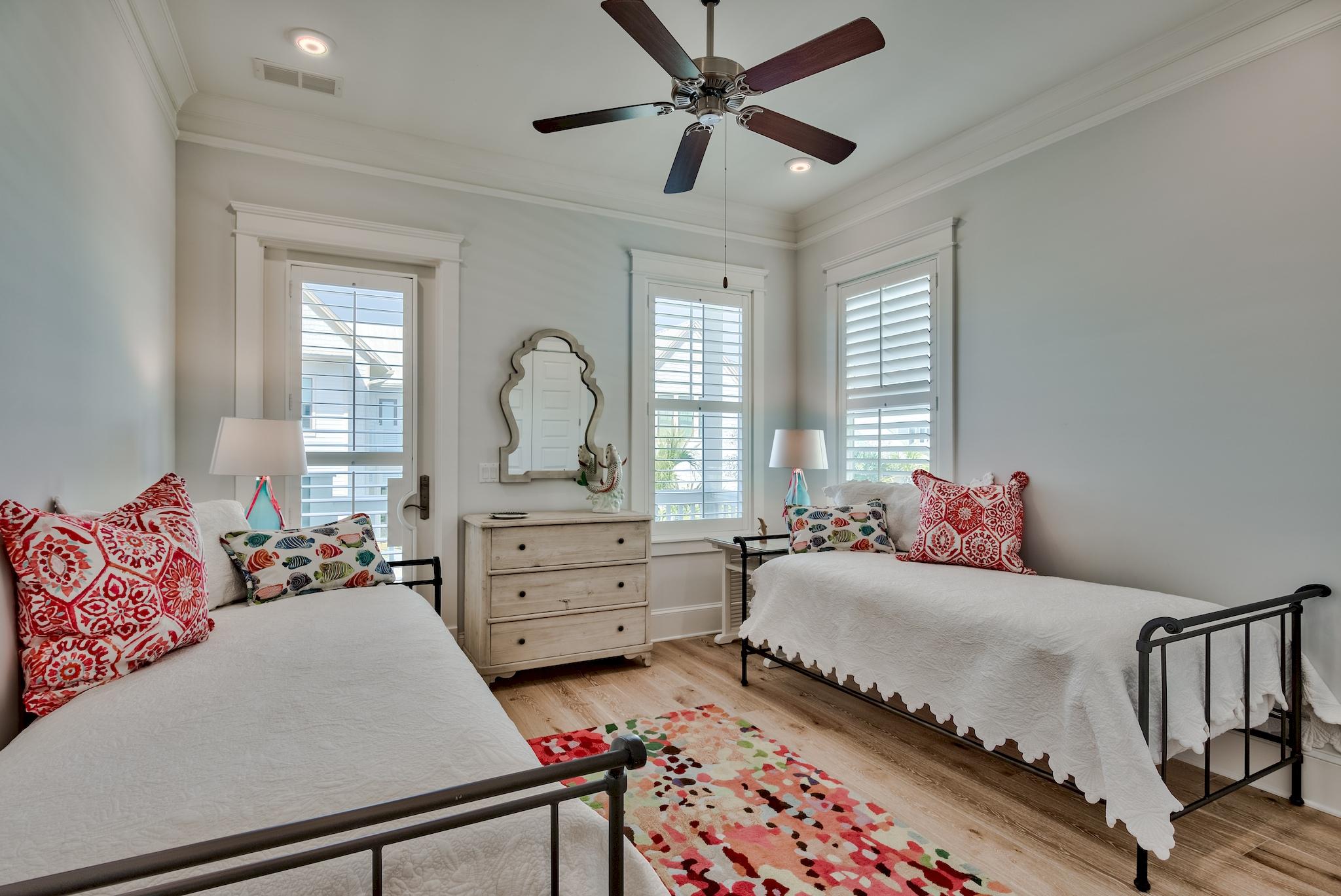 114 Clipper Street Inlet Beach, FL 32461 - Photo 16 of 64 a bedroom with bed and window