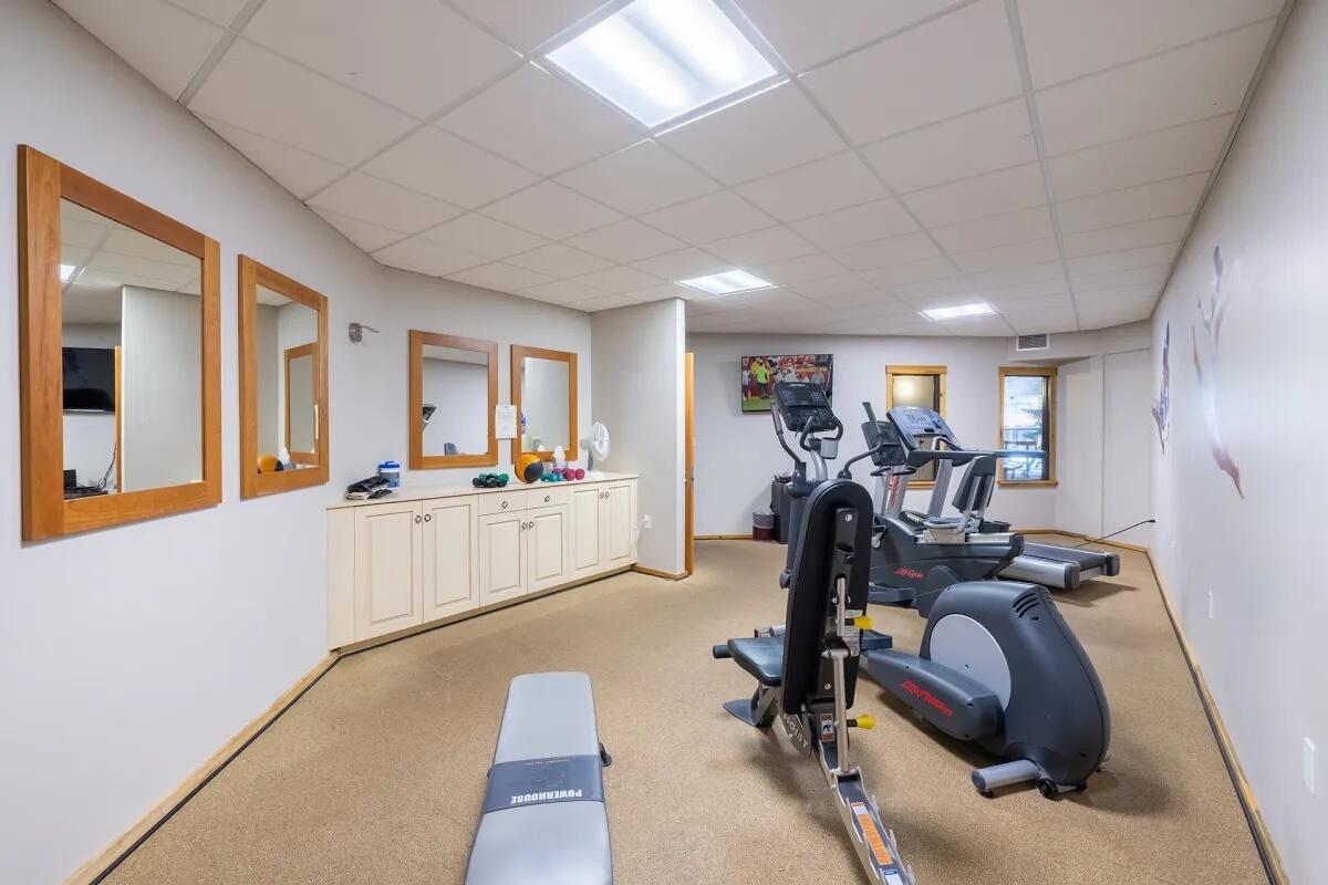 310 South Fir Street, Unit 305 Telluride, CO 81435 - Photo 13 of 14 a view of a room with gym equipment