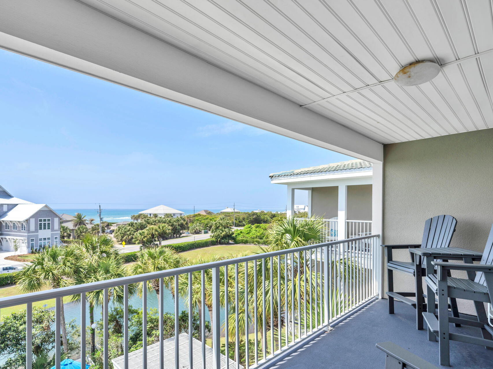 144 Spires Lane, Unit 410 Santa Rosa Beach, FL 32459 - Photo 25 of 33 a view of a balcony with furniture
