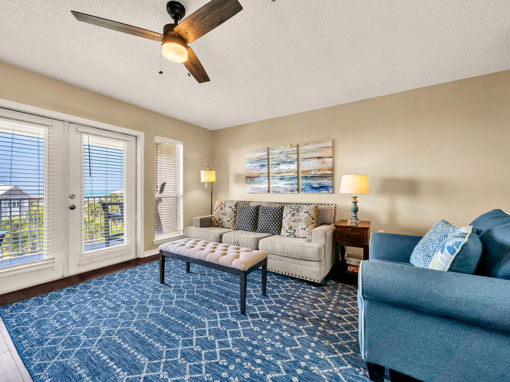 144 Spires Lane, Unit 410 Santa Rosa Beach, FL 32459 - Photo 8 of 33 a living room with furniture and a window