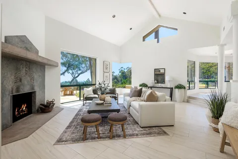 an aerial view of a city with lots of residential buildings
