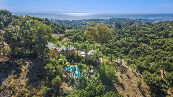 a view of outdoor space and mountain view