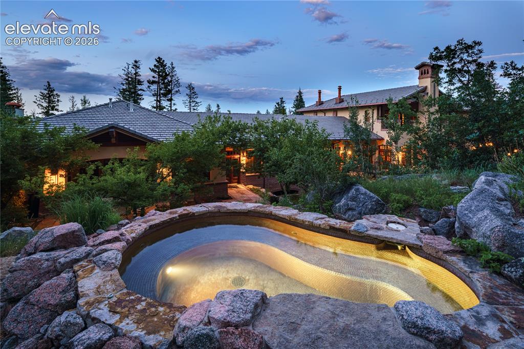4530 Governors Point Colorado Springs, CO 80906 - Photo 28 of 49 Wonderful to soak at dusk!