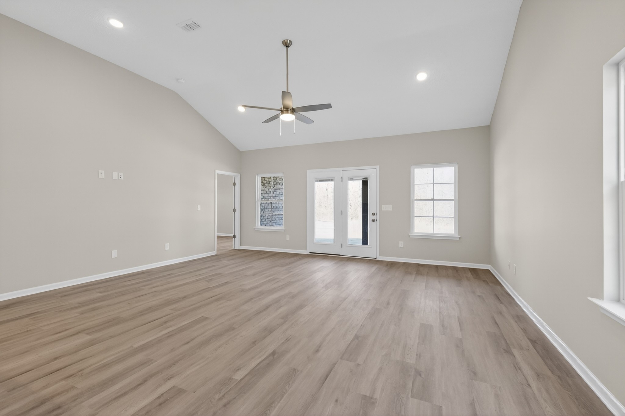 346 North Fork Branch Road Tullahoma, TN 37388 - Photo 18 of 37 a view of empty room with wooden floor and fan