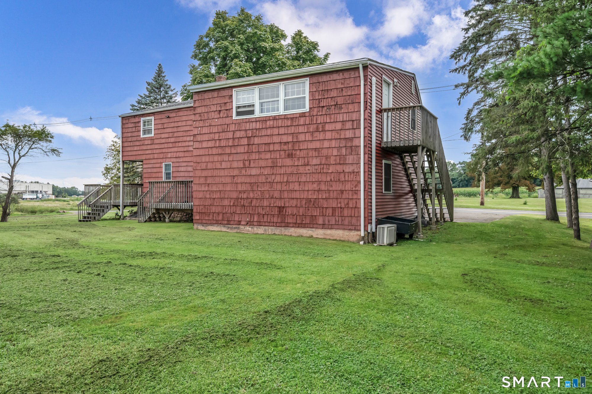 Backside of home
