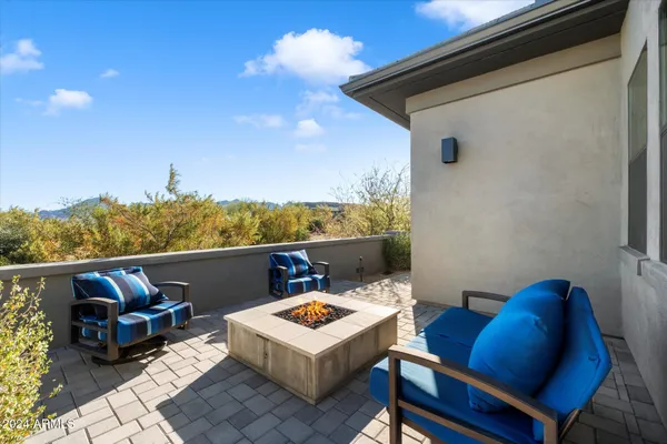 a view of a house with a patio