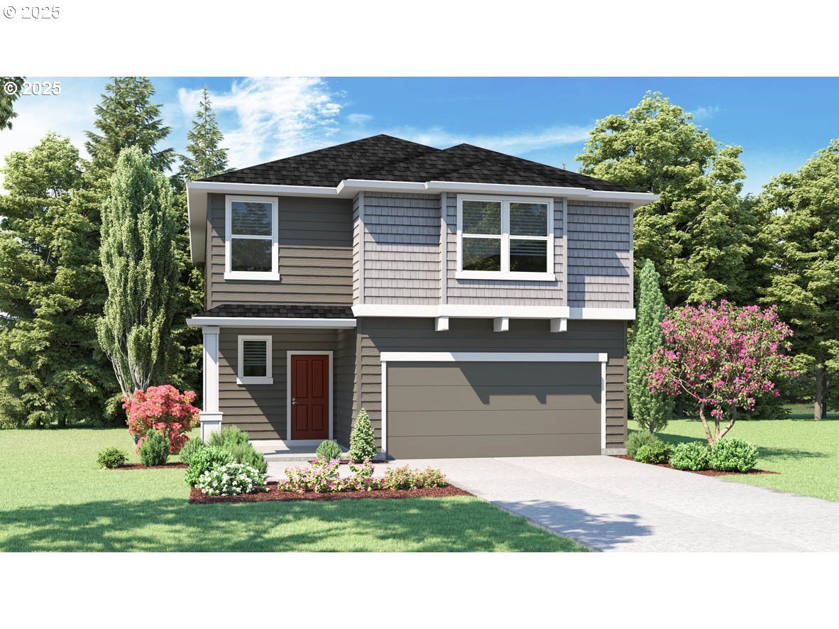 2898 U Street Springfield, OR 97477 - Photo 1 of 1 a front view of a house with a yard and garage
