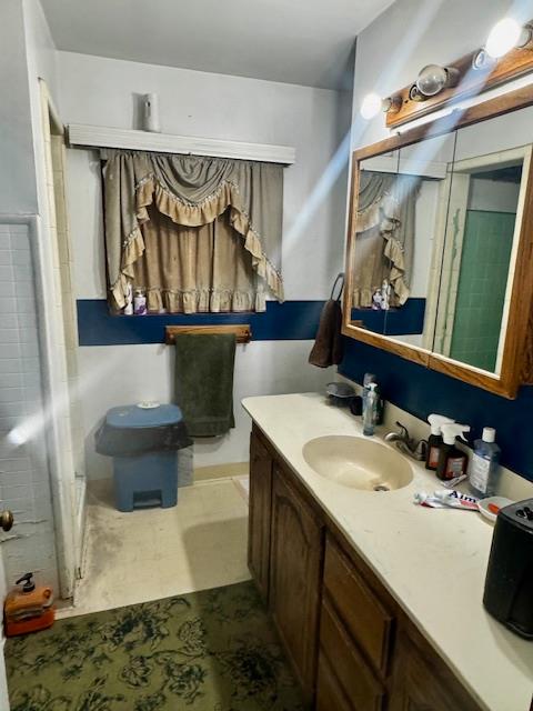 142 Camellia Way Modesto, CA 95354 - Photo 5 of 8 a bathroom with a sink and a mirror