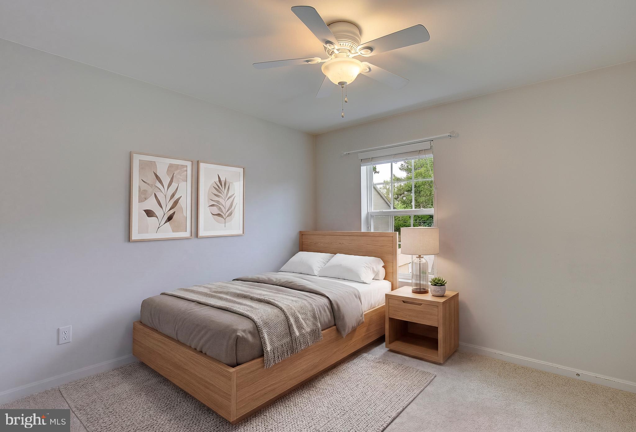 403 Venton Road Edgewater, MD 21037 - Photo 26 of 62 a bedroom with a bed and a chandelier