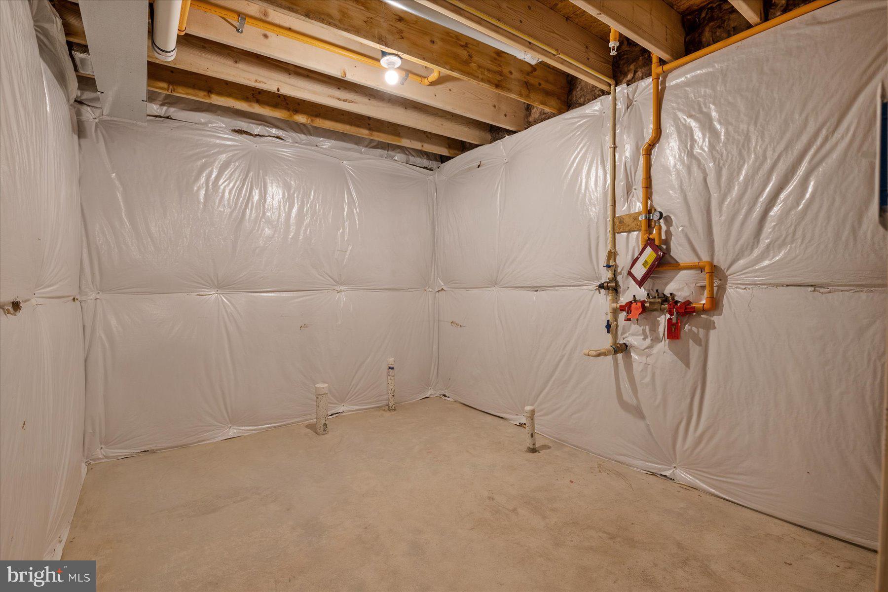 1261 Pekin Road Pasadena, MD 21122 - Photo 29 of 40 Basement rough in for 4th bath