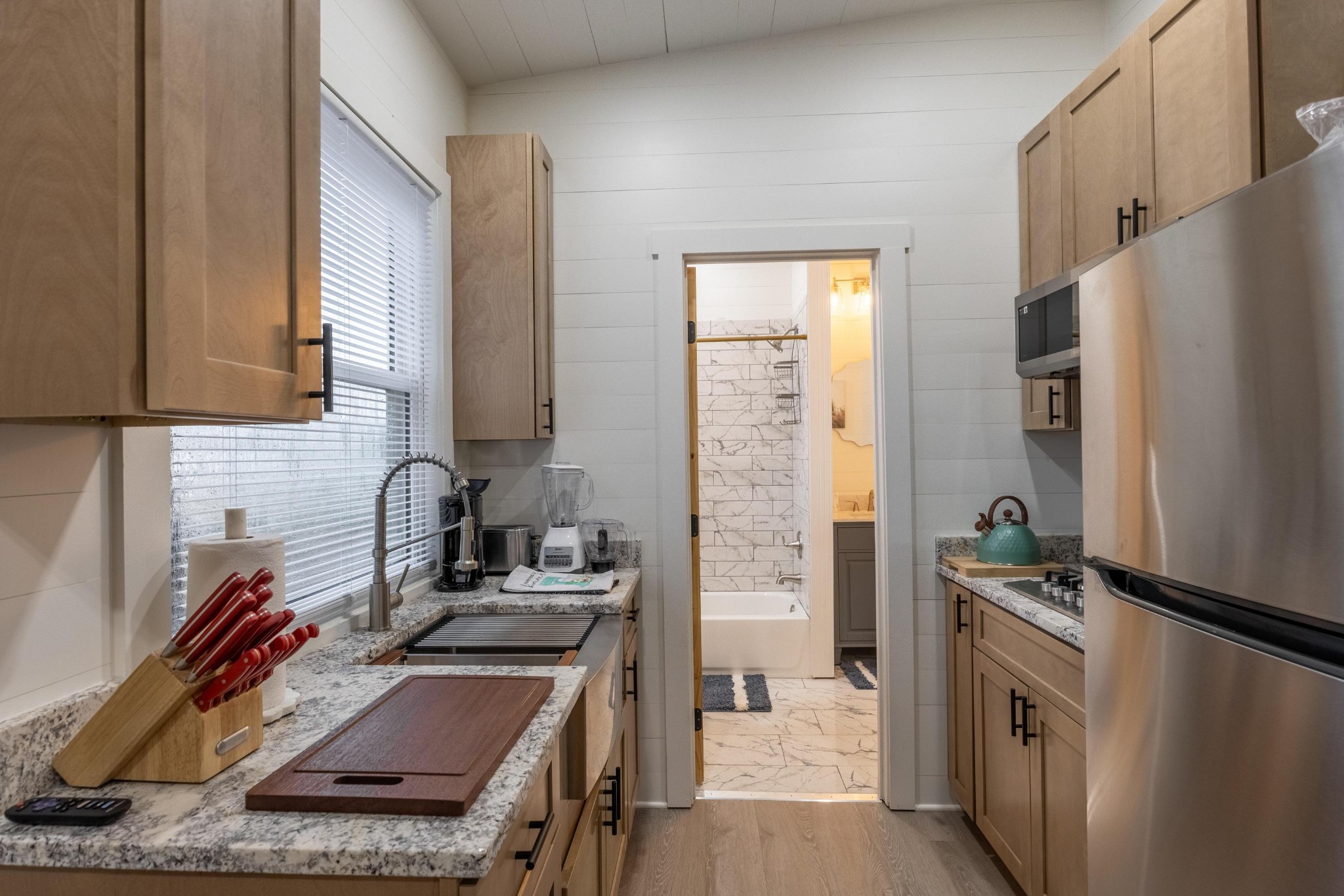 205 Us Highway Rising Fawn, GA 30738 - Photo 58 of 62 a kitchen with a refrigerator stove and sink