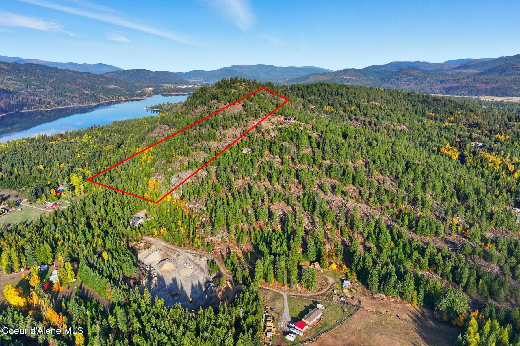 1149 Dunromin Road Priest River, ID 83856 - Photo 20 of 53 Forested ridge aerial view