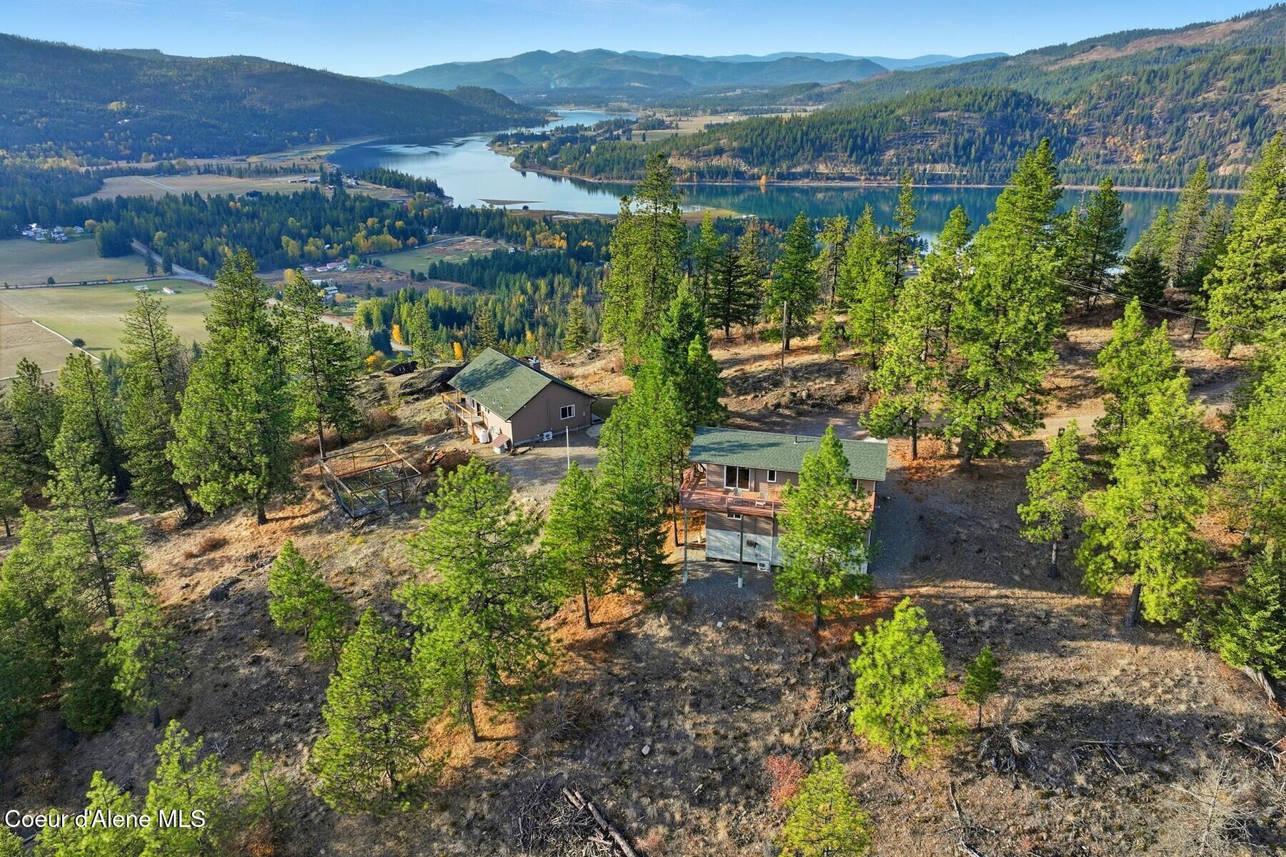 1149 Dunromin Road Priest River, ID 83856 - Photo 47 of 53 Aerial garden property overview
