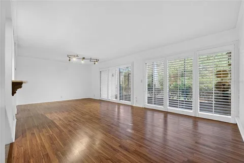 a view of a with a balcony