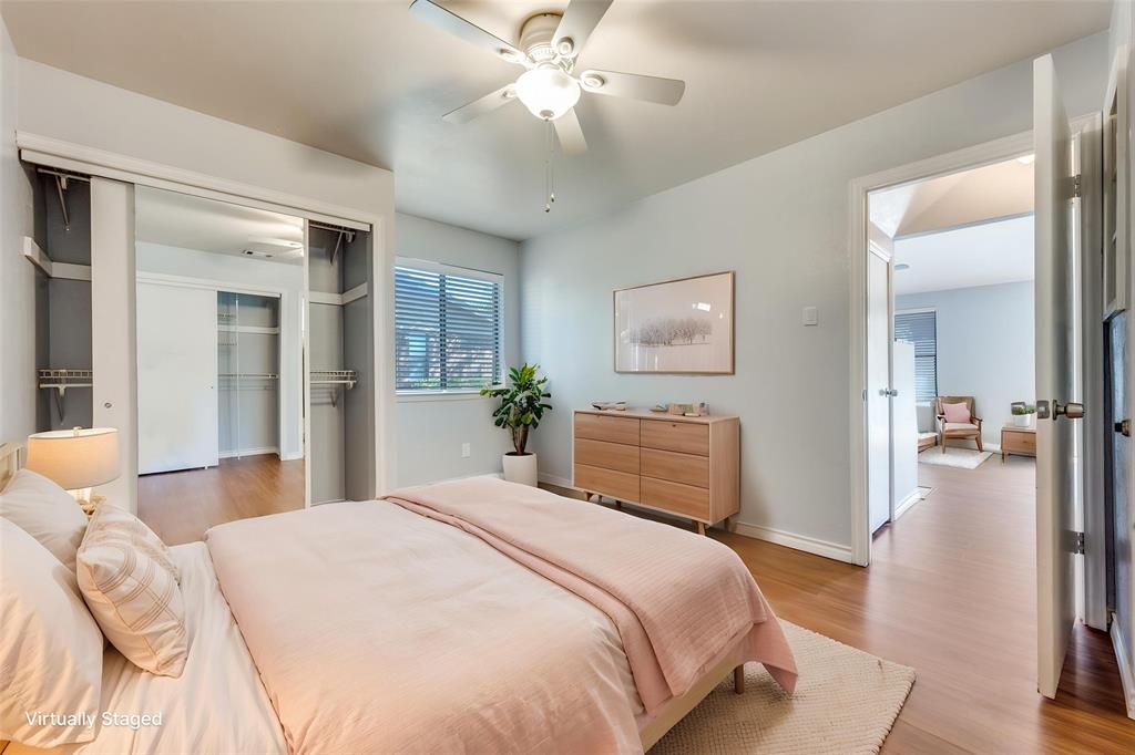 2240 Tarpley Road, Unit 32 Carrollton, TX 75006 - Photo 9 of 15 1st Floor Bedroom Virtually Staged
