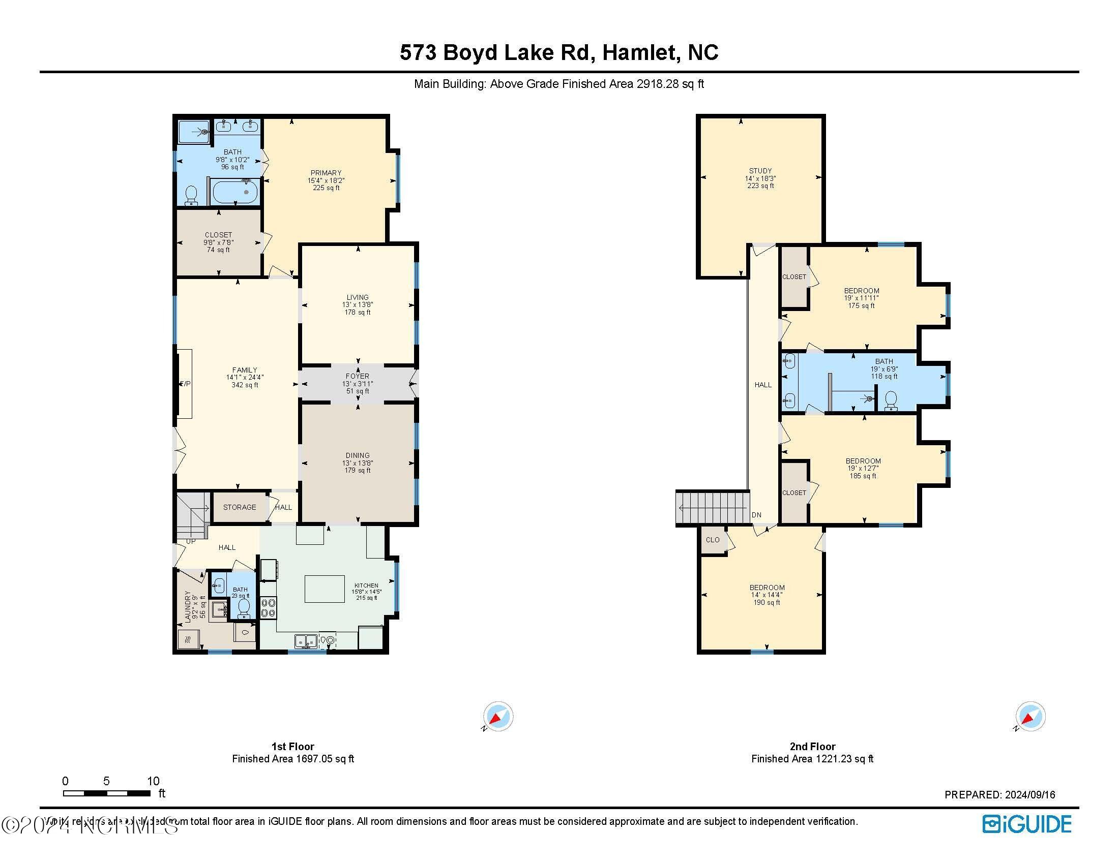 573 Boyd Lake Road Hamlet, NC 28345 - Photo 67 of 67 5-Floorplan #1