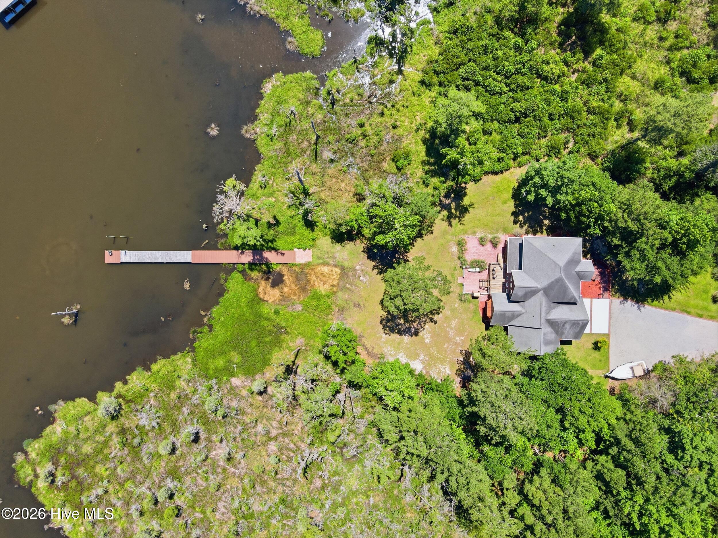 516 Long Point Road Chocowinity, NC 27817 - Photo 45 of 49 Aerial View / Water View