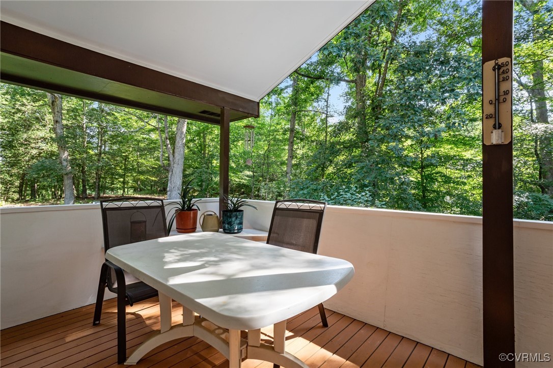 4976 Windsor Road Sandston, VA 23150 - Photo 24 of 41 Deck with outdoor dining area