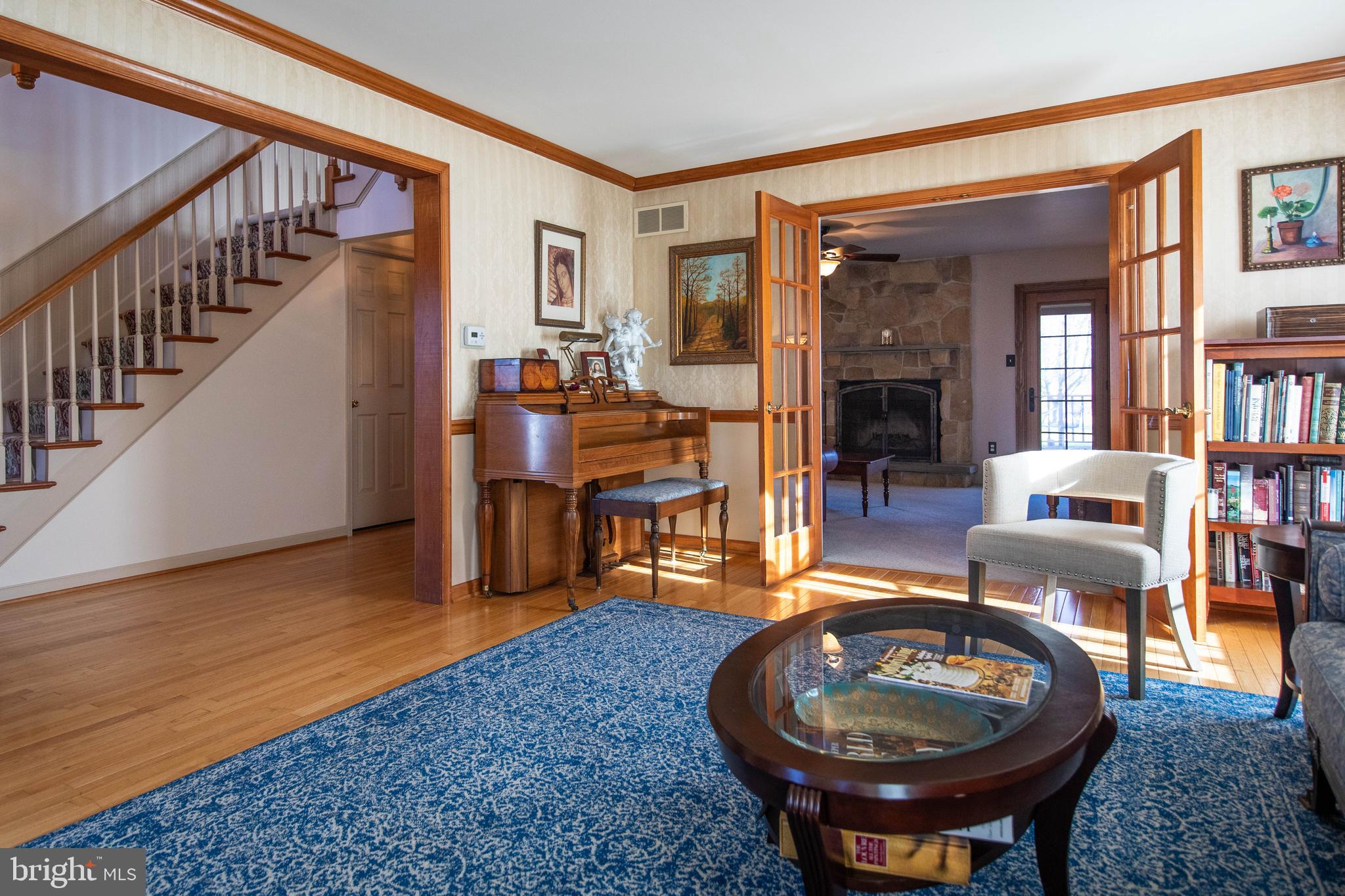 161 Ridgeview Drive Pottstown, PA 19465 - Photo 8 of 62 Living room with French doors