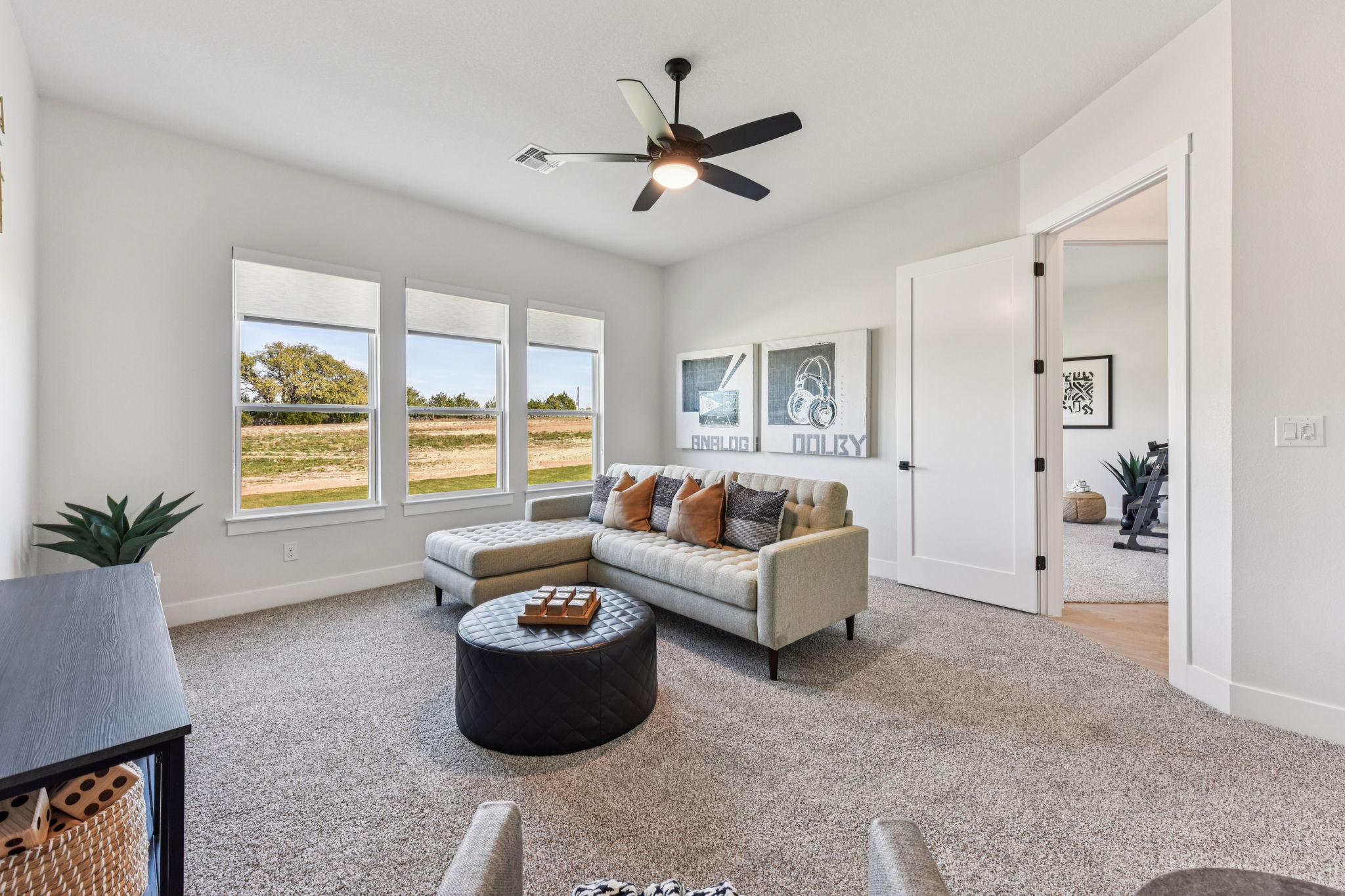 208 Winters Cove Georgetown, TX 78633 - Photo 30 of 37 a living room with furniture and a large window