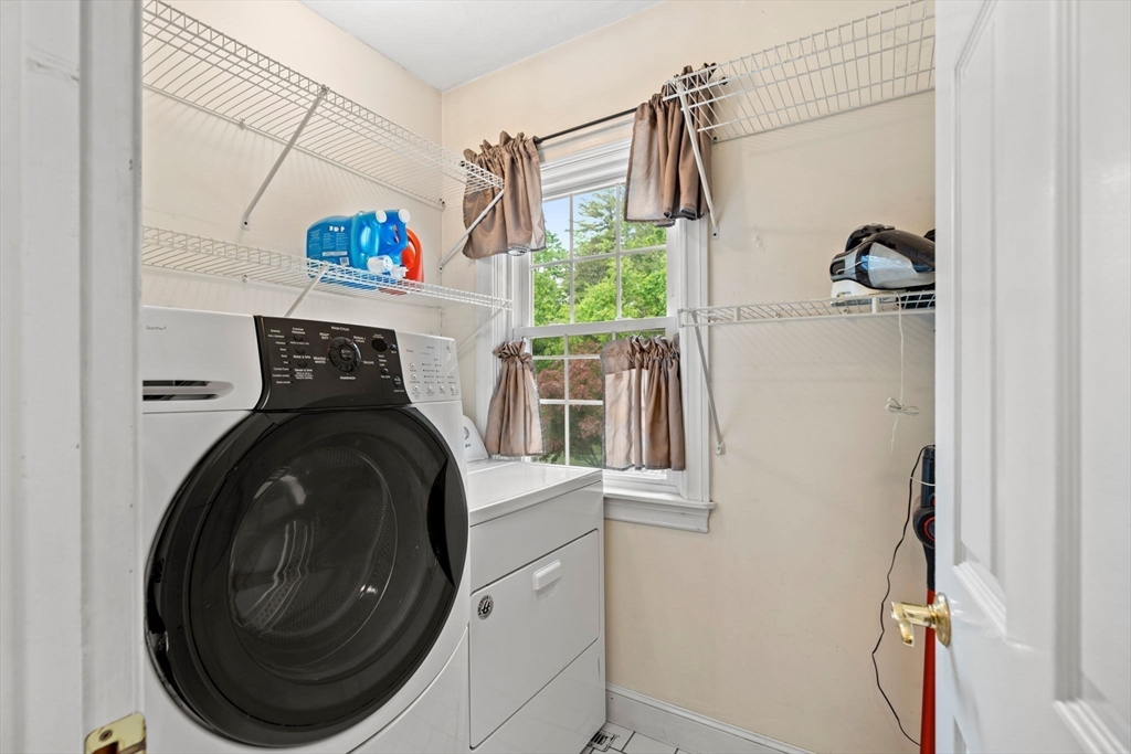 122 Depot Road Boxford, MA 01921 - Photo 25 of 41 a utility room with window dryer and washer