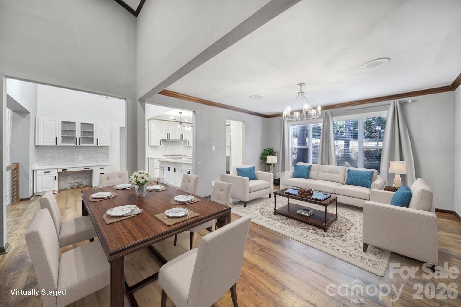 7005 Tega Cay Drive Tega Cay, SC 29708 - Photo 8 of 48 a living room with furniture and a large window
