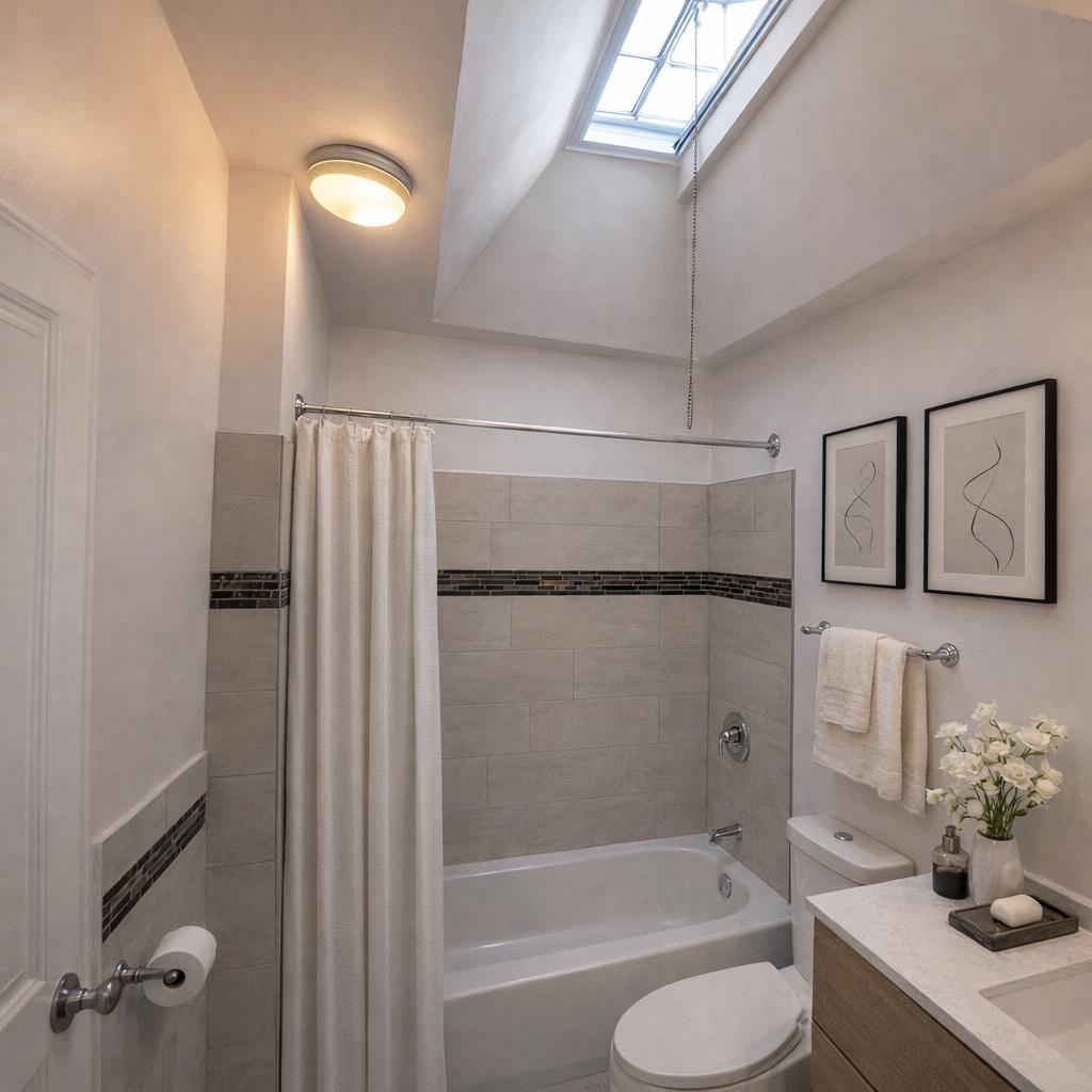 5933 Trinity Street Philadelphia, PA 19143 - Photo 10 of 21 Bright and airy modern bathroom retreat.(Staged)