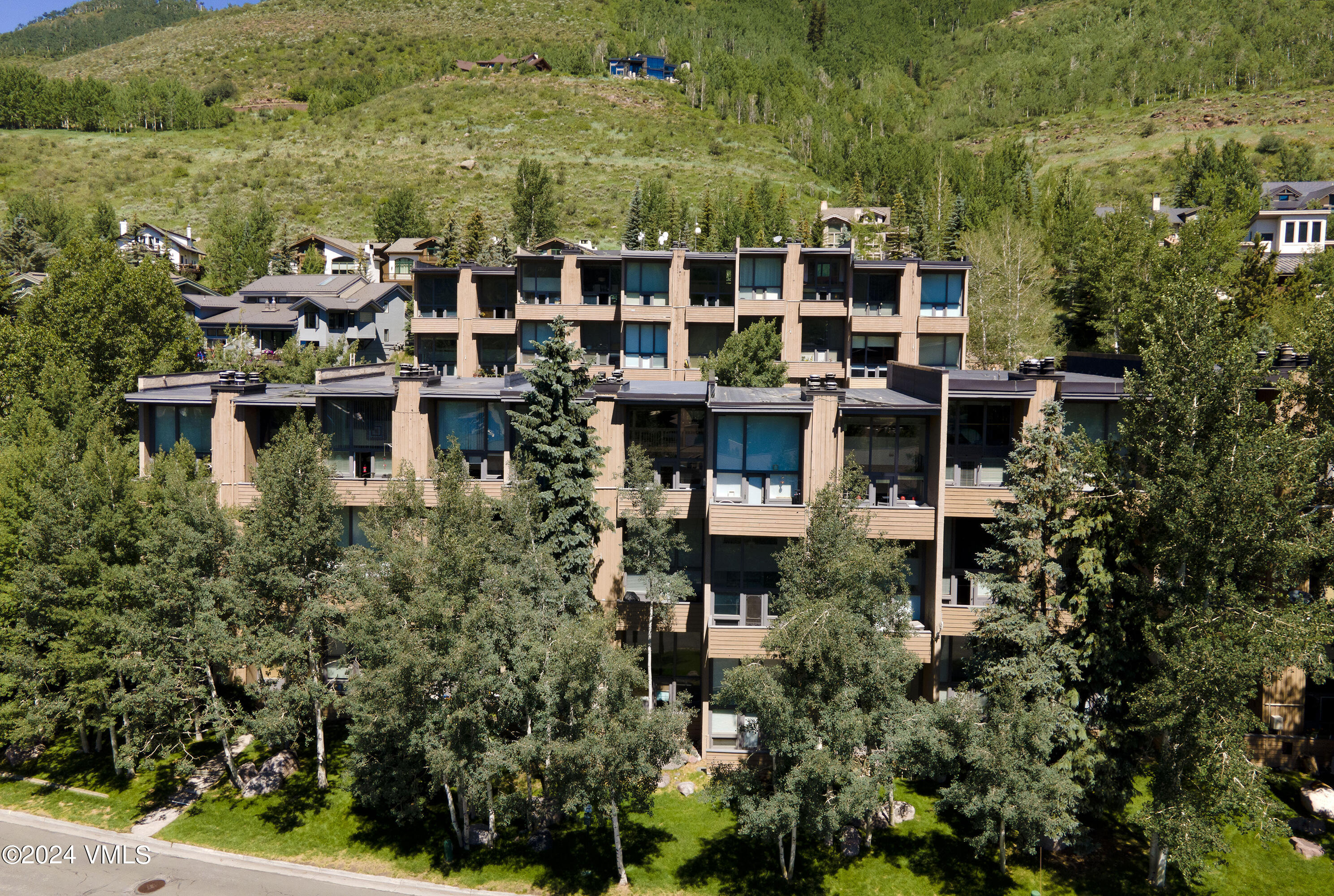 1081 Vail View Drive, Unit B208 Vail, CO 81657 - Photo 18 of 22 a aerial view of multiple houses with yard