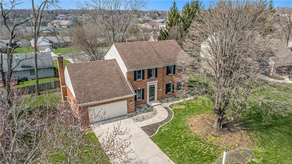 25 Callaway Springboro, OH 45066 - Photo 50 of 51 This classic brick residence features a pristine driveway leading to an inviting entrance.