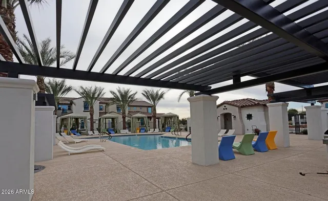 a bathroom with a sink mirror and vanity