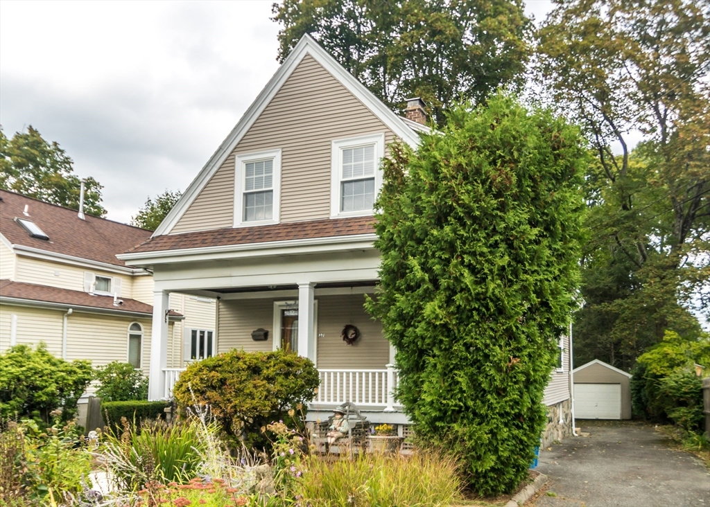 37 Summit Street Waltham, MA 02451 - Photo 3 of 29 front view of a house with potted plants